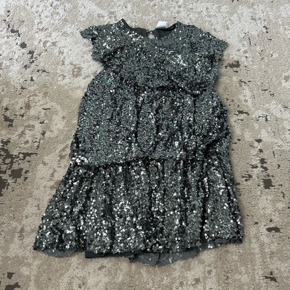 Girls Zara Sequin Dress Size 11/12 - Picture 1 of 3